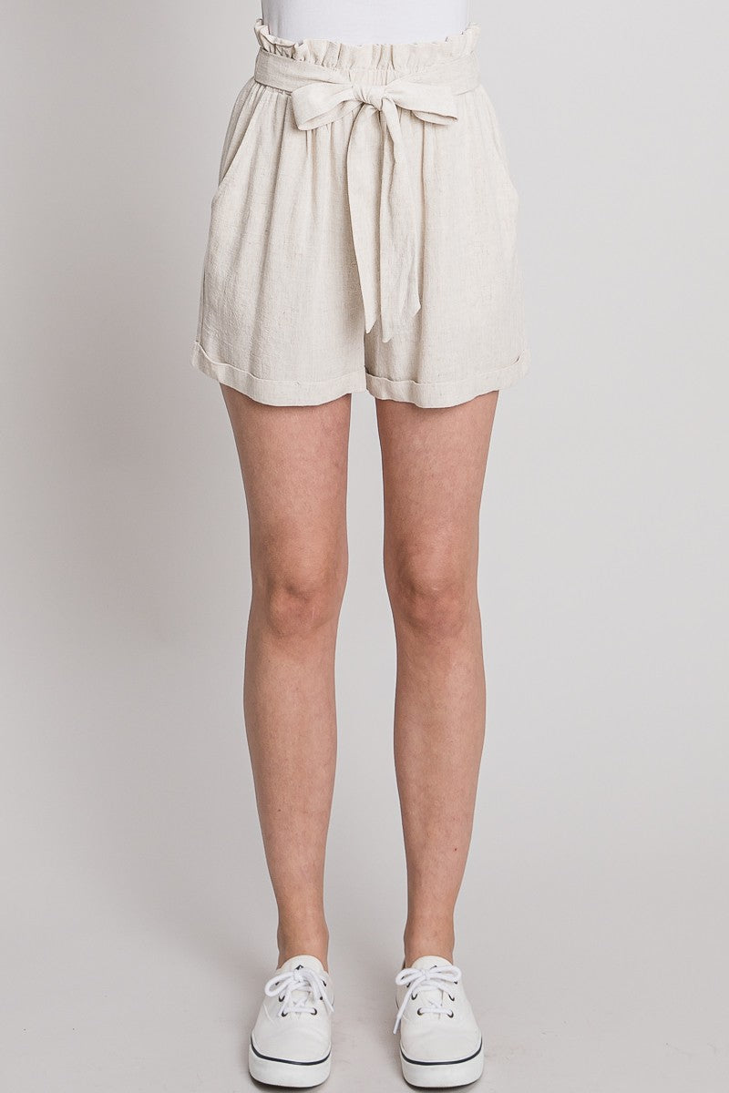 Breezy Bliss Linen Shorts