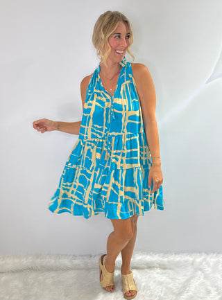 Horizon Halter Dress