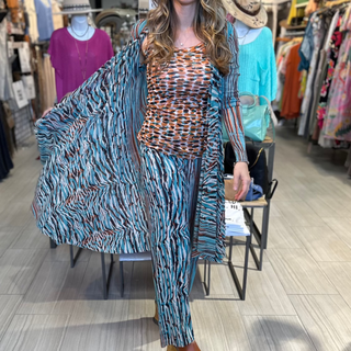 Petit Pois Pull On Ruched Tank Top - Orange Dots - White Lily Boutique