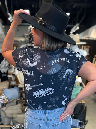 Nashville Nights Top - White Lily Boutique
