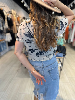 Nashville Nights Top - White Lily Boutique