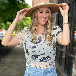 Nashville Nights Top - White Lily Boutique