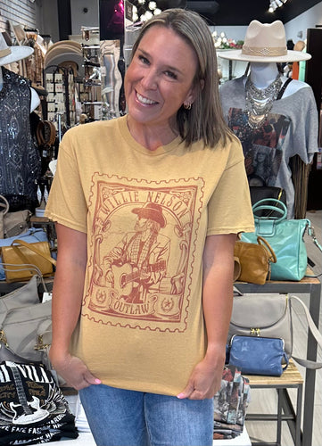Willie Nelson Stamp Graphic Tee