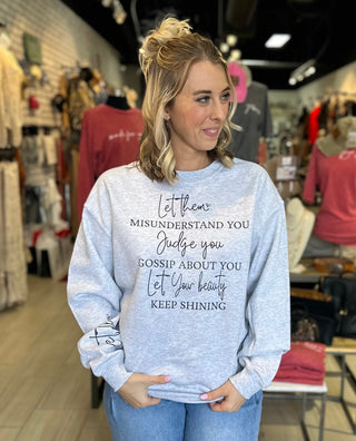 Let Them Sweatshirt - White Lily Boutique