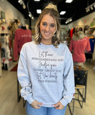 Let Them Sweatshirt - White Lily Boutique