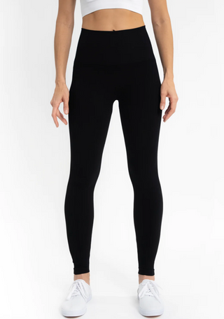 High Waisted Tummy Control Leggings - White Lily Boutique