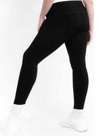 High Waisted Curvy Plus Legging - White Lily Boutique