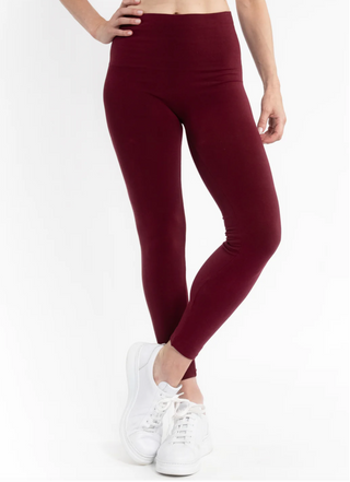 High Waisted Tummy Control Leggings - White Lily Boutique