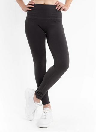 High Waisted Tummy Control Leggings - White Lily Boutique