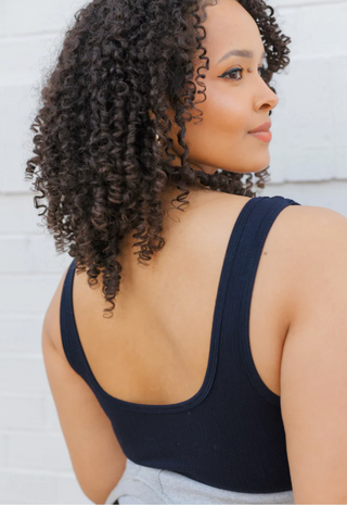 Ribbed Seamless Padded Bra by Elietian - White Lily Boutique