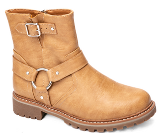 Pick of the Patch Bootie - White Lily Boutique