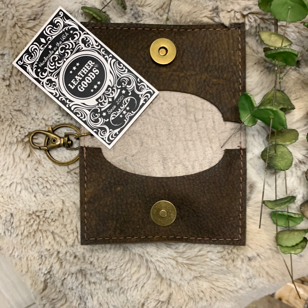 Keep It Gypsy Distressed Leather Handle Loop Key Ring Loop or Wristlet –  White Lily Boutique