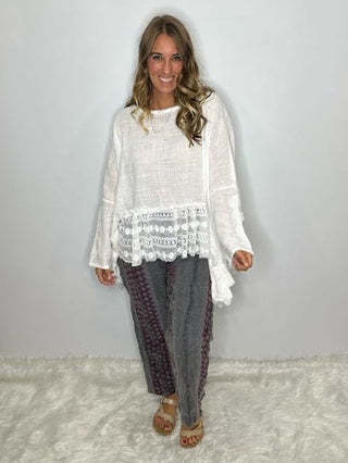 Meadow Wind Top - Parchment by Jaded Gypsy