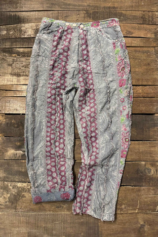Jaded Gypsy Garden Wander Artisanal Relaxed Pants