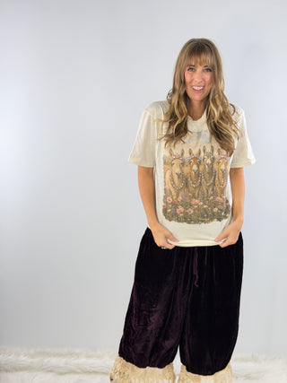 Four Donkeys Jeweled Graphic Tee