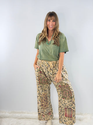 Jaded Gypsy Moon Dance Tee - Olive