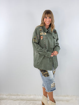 Jaded Gypsy Field Notes Shirt - Olive