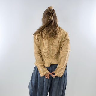 Jaded Gypsy STAY GOLDEN TOP in Tan