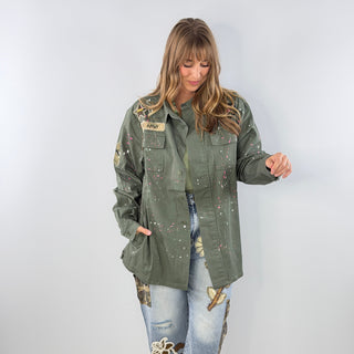 Jaded Gypsy Field Notes Shirt - Olive