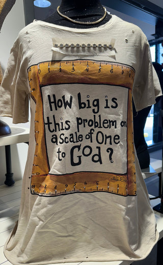 How Big is This Problem Vintage Graphic Tee Top