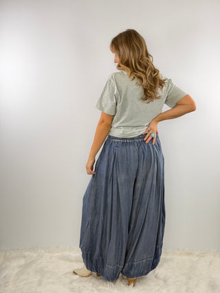 Bubble Dreams Pants - Chambray by Jaded Gypsy