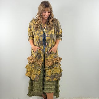 Jaded Gypsy Painted Petals Duster