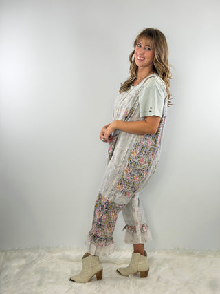 Sunlit Meadow Artisanal Patchwork Romper by Jaded Gypsy