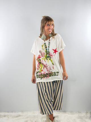 Jaded Gypsy Weathered and Worn Tee - Superstar