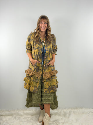 Jaded Gypsy Painted Petals Duster