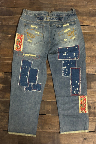 Jaded Gypsy Garden Splatter Jeans