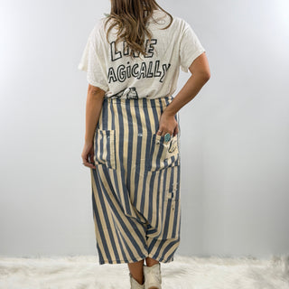 Jaded Gypsy Earthsong Harem Pants - Chambray Stripe