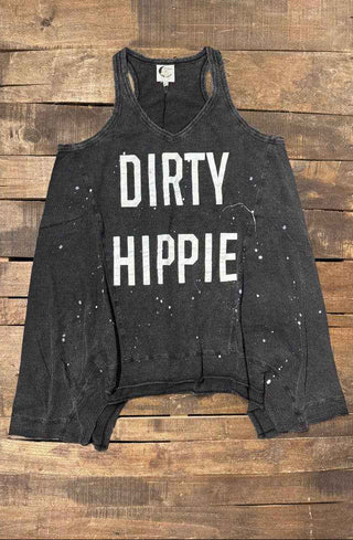 Jaded Gypsy Beyond The Moon Tank | Artisan Designer Boho in Vintage Midnight