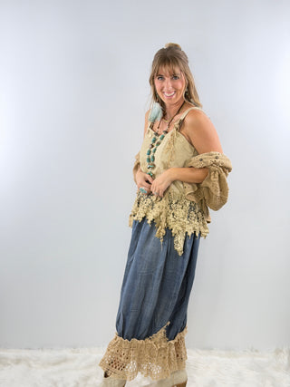 Jaded Gypsy Enchanted Bloomers - Chambray