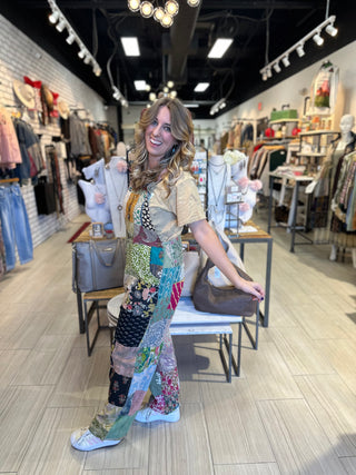 Jaded Gypsy Patchwork Dreams Overalls