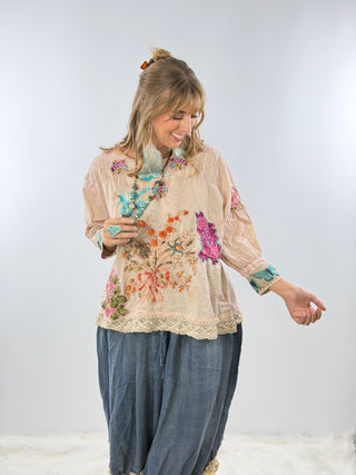 Jaded Gypsy Gilded Bloom Top - Flutter