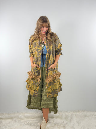 Jaded Gypsy Painted Petals Duster
