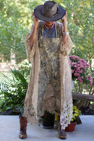 Jaded Gypsy Forever Timeless Crochet Lace Duster – Premium Cotton Heirloom