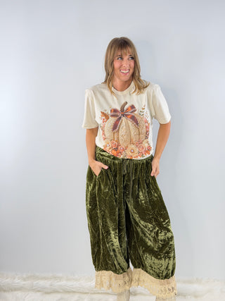 Jaded Gypsy Vintage Romance Bloomers - Olive