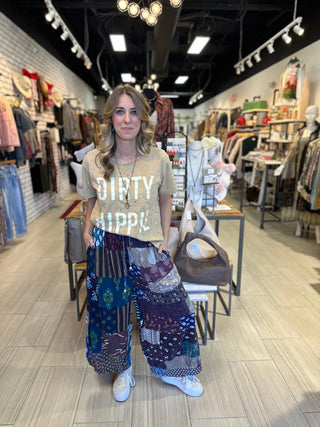 Jaded Gypsy Patchwork Sunrise Pant - Royal