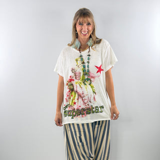 Jaded Gypsy Weathered and Worn Tee - Superstar