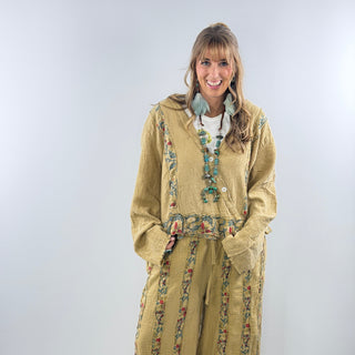 Jaded Gypsy Honeycomb Top in Tan