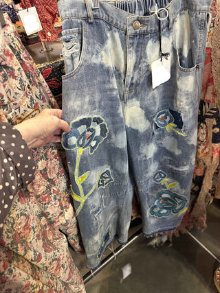 Wildbloom Artisan Barrel Denim | Jaded Gypsy Edition