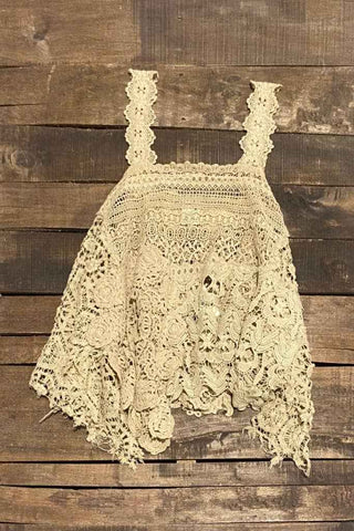 Jaded Gyspy Forever Timeless Tank Top with relaxed fit and boho inspired style