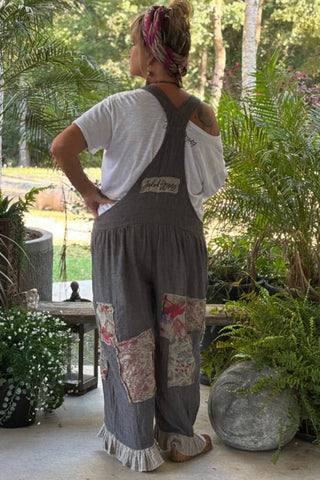 Jaded Gypsy Prairie Views Overalls with relaxed boho fit and prairie inspired style