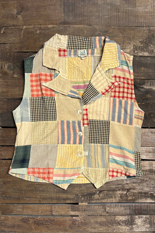 Jaded Gypsy Midnight Wander Patchwork Vest