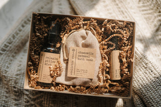 Christmas Gift Set – Pillow Mist, Relax Roller & Oatmeal