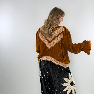 Lucky Penny Velvet Jacket by Rare Bird