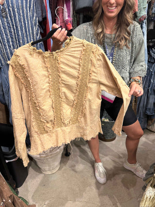 Stay Golden Top by Jaded Gypsy