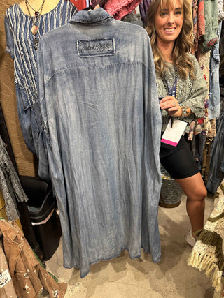 Morning Meadow Dress -  Chambray by Jaded Gypsy SEPT 30