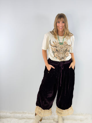 Jaded Gypsy Vintage Romance Bloomers - Wine